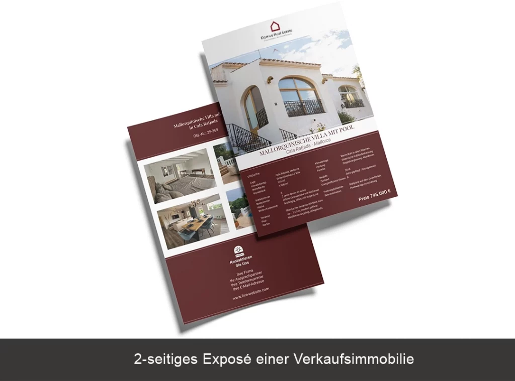 2-seitiges Immobilien-Expose