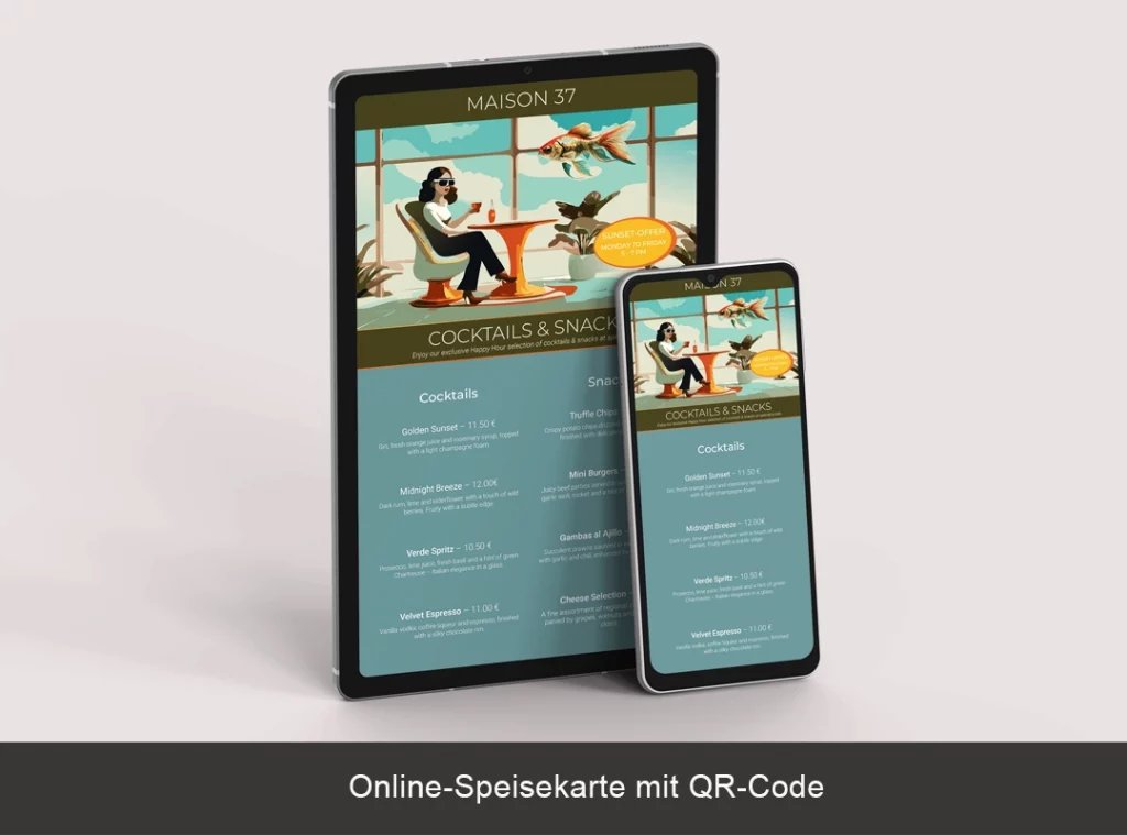 Online-Speisekarte