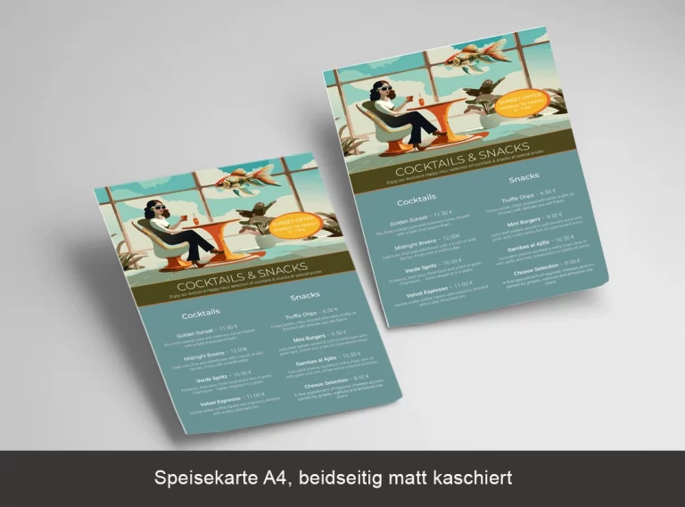 Speisekarte A4