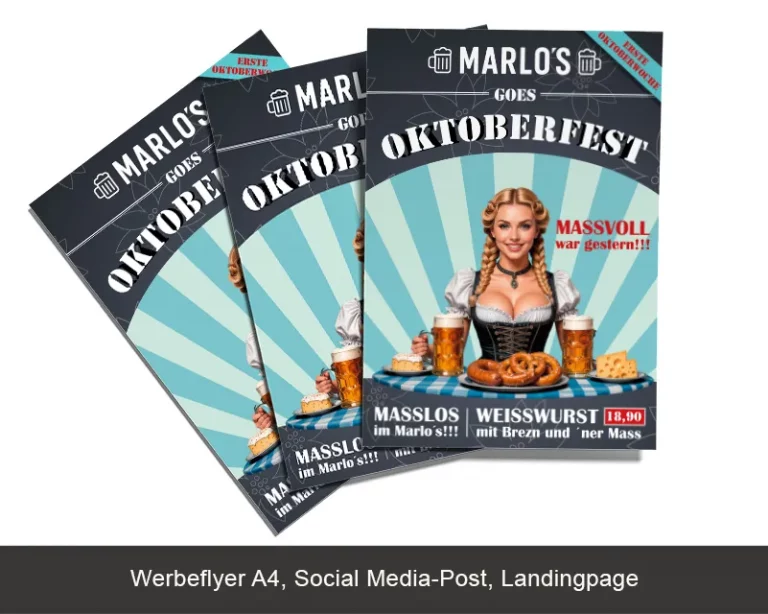 Werbung Oktoberfest
