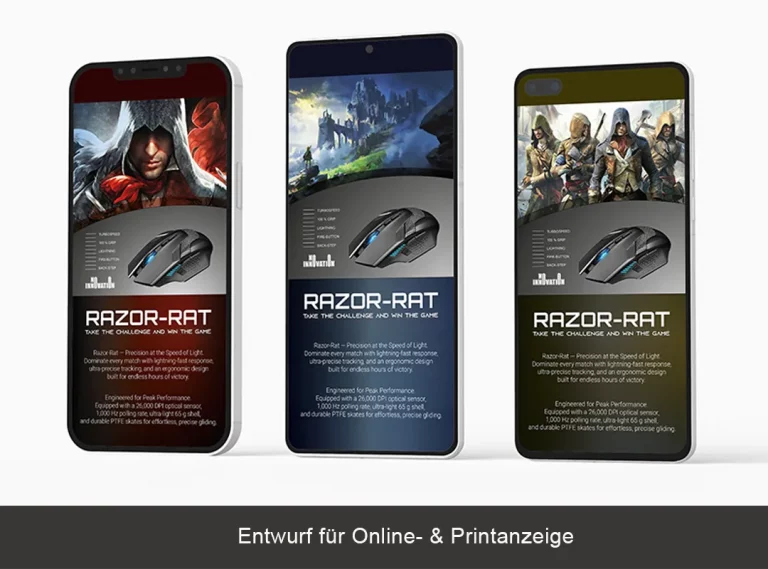 Entwurf für Online-Anzeige